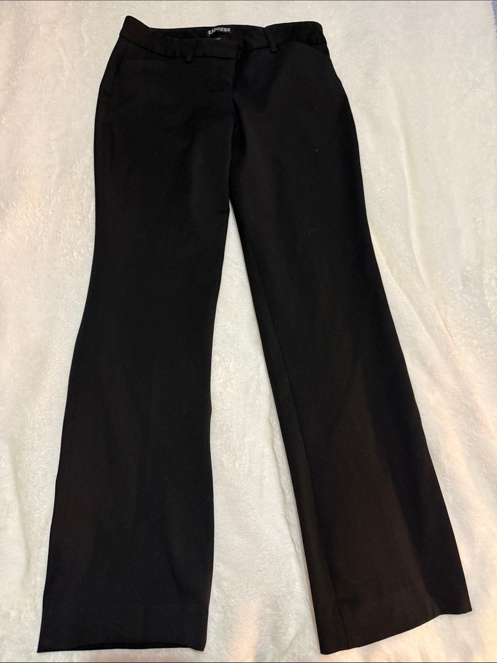 Express Black Bootcut Dress Pants - Classic Workwear